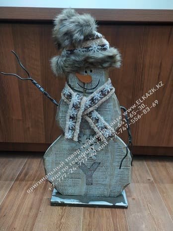 Новогодняя фигура "Снеговик" 50 см (ДМ-40)
