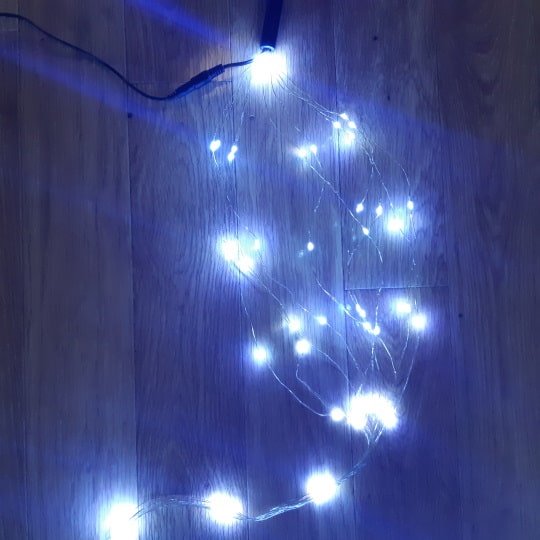 Светодиодная гирлянда branch light (конский хвост) 3,9 метра белый свет