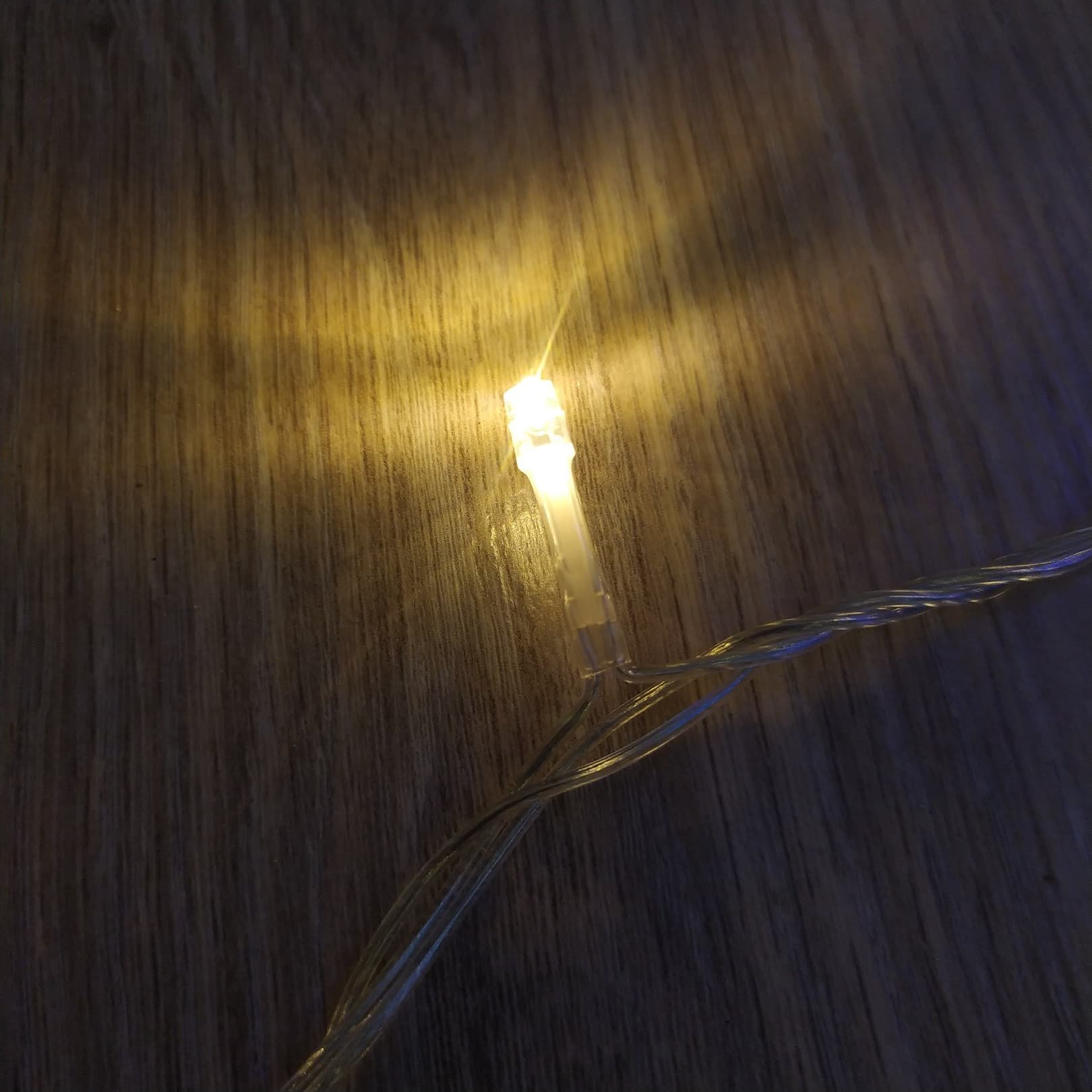 LED гирлянда "Нить" 100 метров, тёплый свет, 510 лампочек