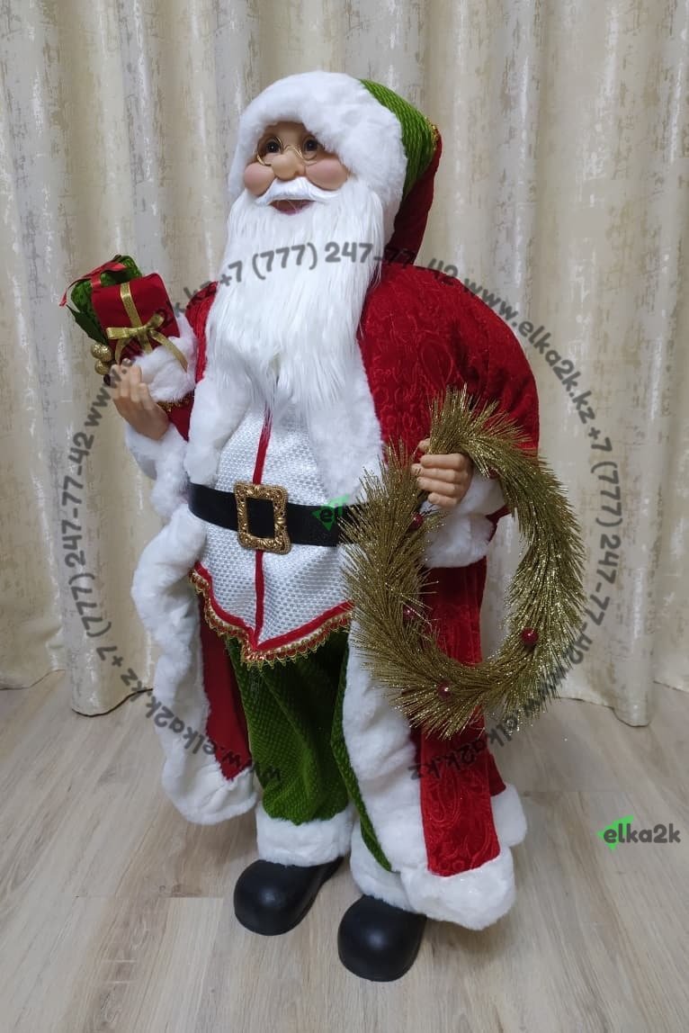 Премиум новогодняя фигура "Дед Мороз" 95 см (ДМ-24)