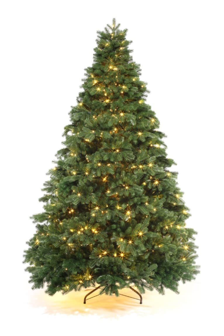 Литая искусственная ель с освещением "Королева леса" высота 3 метра диаметр 182 см
