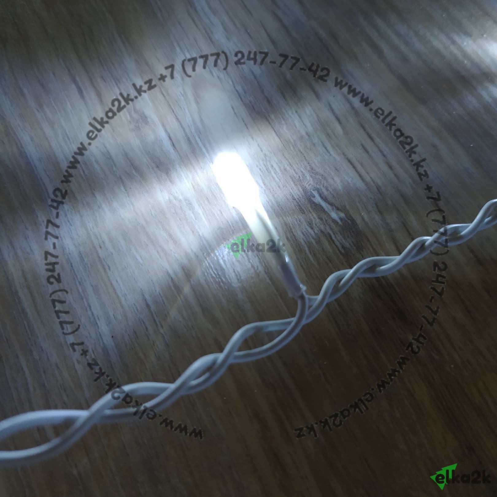Светодиодная led гирлянда "Дождь" 6х2 метр, 640 лампочек, белый свет (НГ-169)