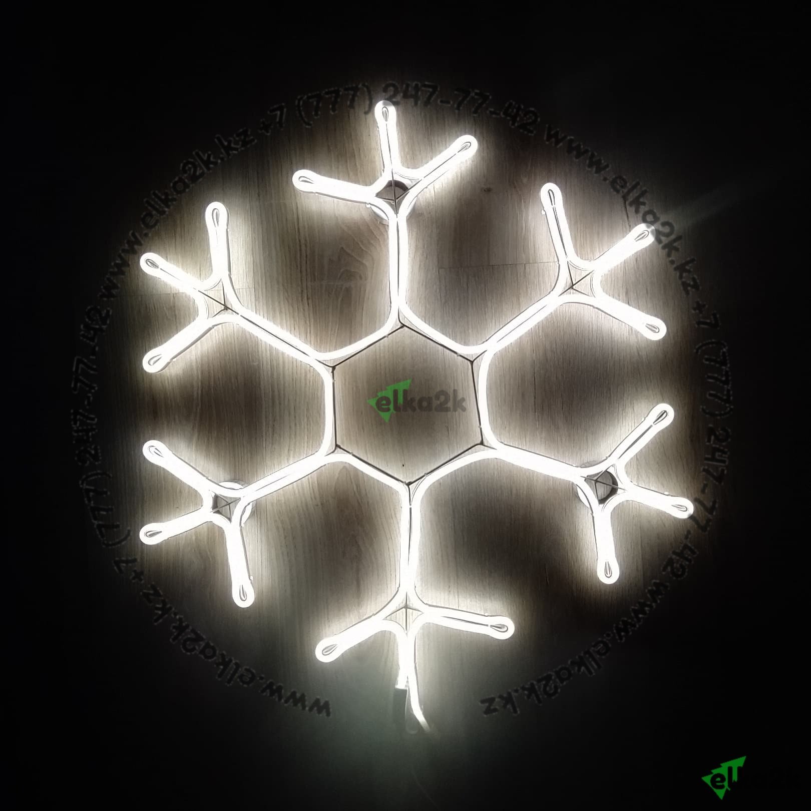 Новогодняя светодиодная фигура "Снежинка" 60х60 см (НФ-94)