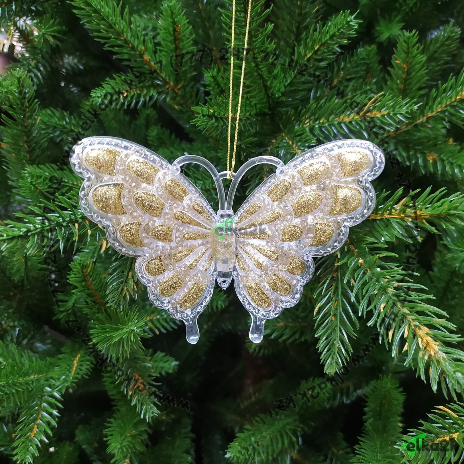 Украшение на новогоднюю ёлку "Бабочка" (НИ-45)
