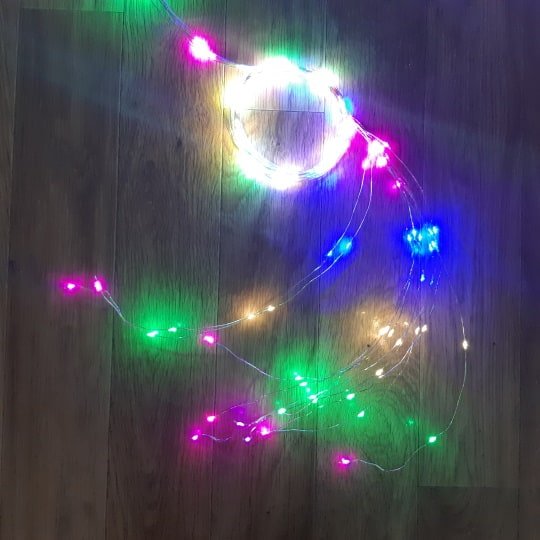 Светодиодная гирлянда branch light (конский хвост) 3,9 метра разноцветная
