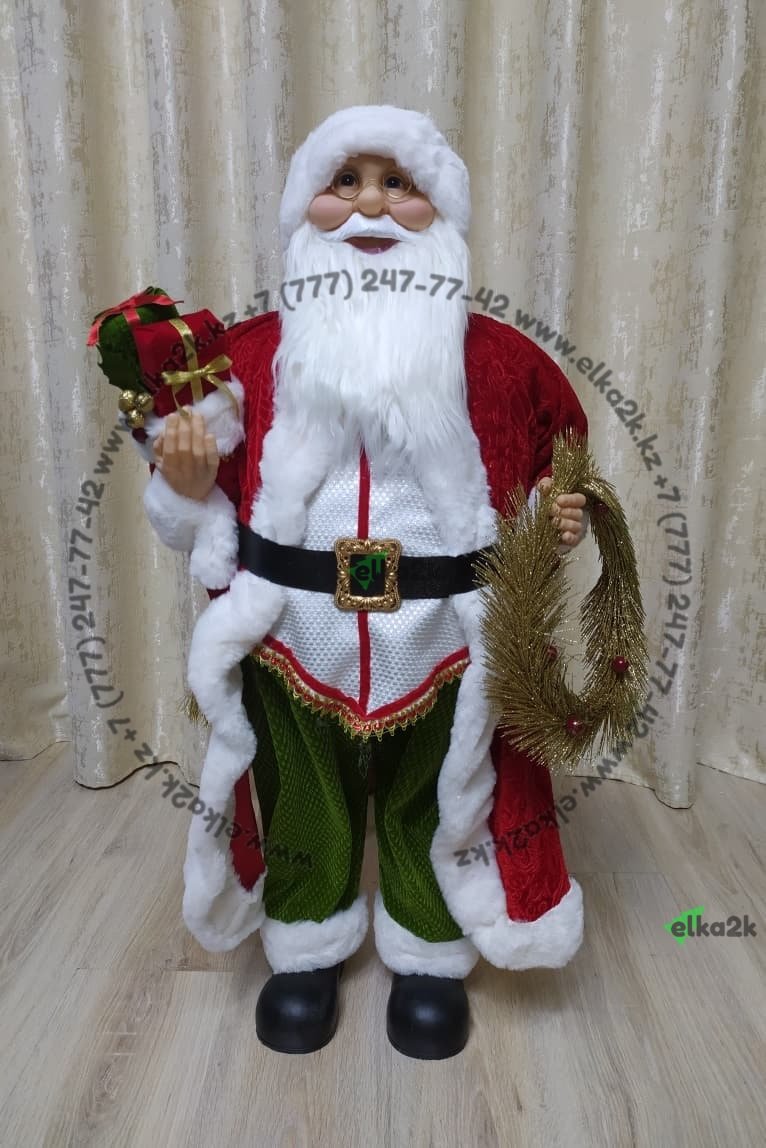 Премиум новогодняя фигура "Дед Мороз" 95 см (ДМ-24)