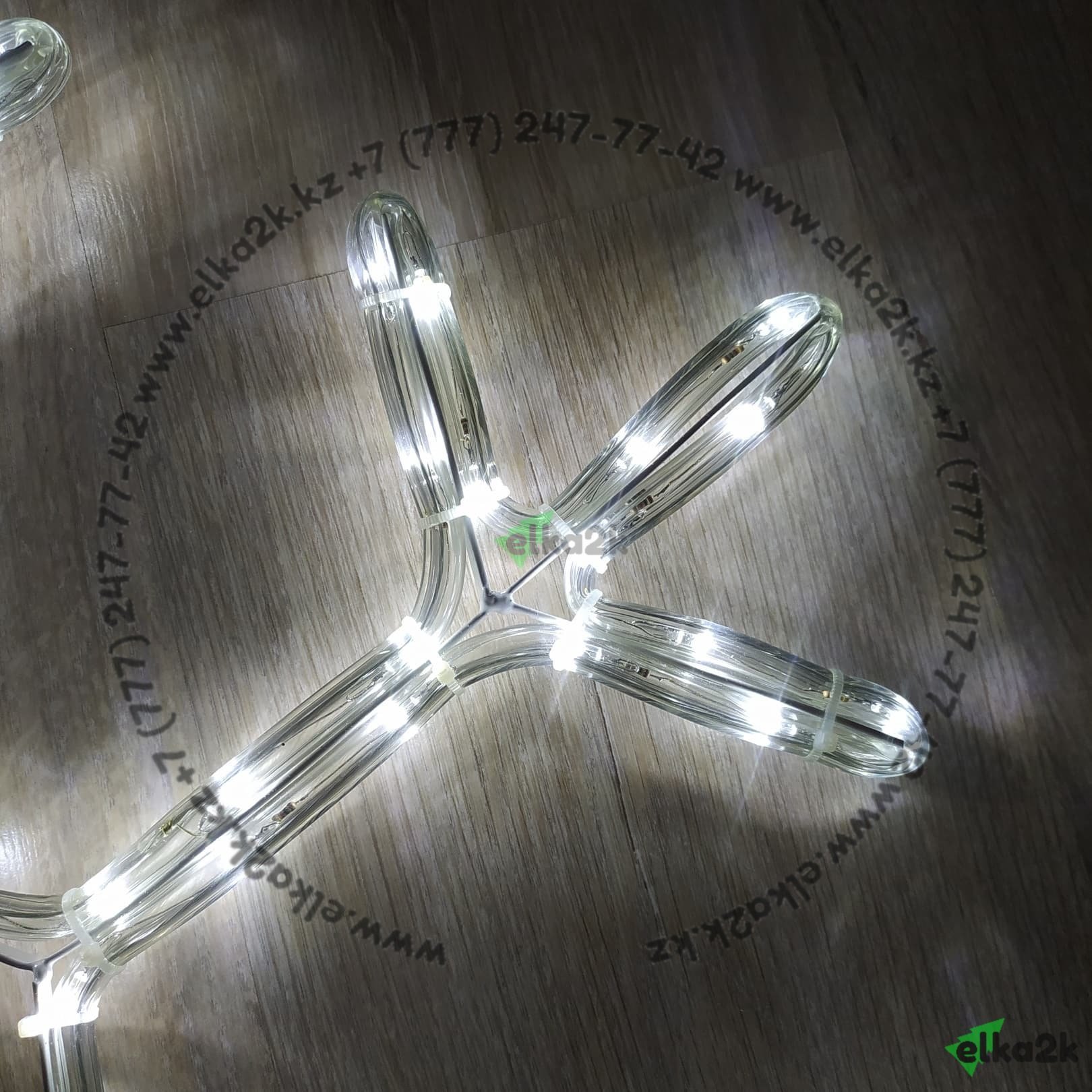 Новогодняя светодиодная фигура "Снежинка" 60х60 см (НФ-93)