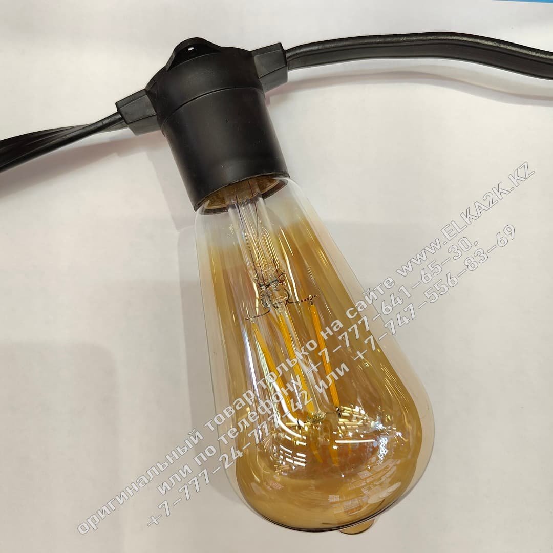 Филаментная лампа Е27 мощностью 6W в винтажном стиле (НГ-237) мощность 6w тёплый