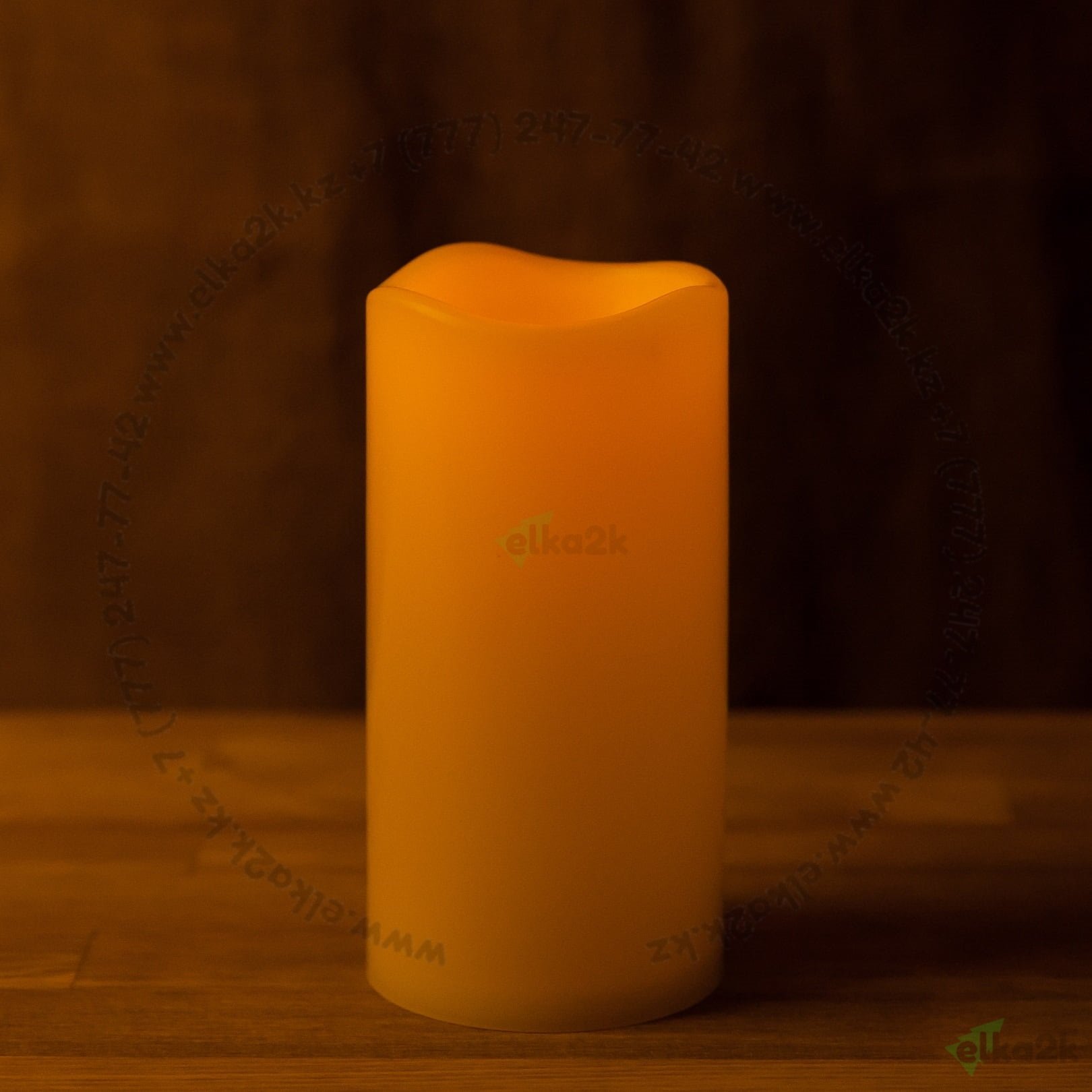 Светодиодная декоративная свеча на батарейках 12 см (СБ-4)