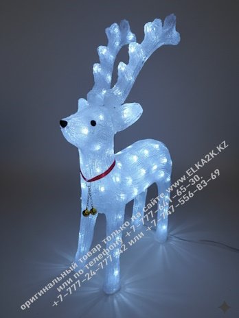 Новогодняя фигура из акрила "Олень" с подсветкой 65 см (НФ-08)