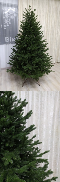 Christmas trees with cast branches