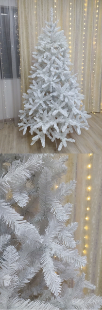 White Christmas Trees
